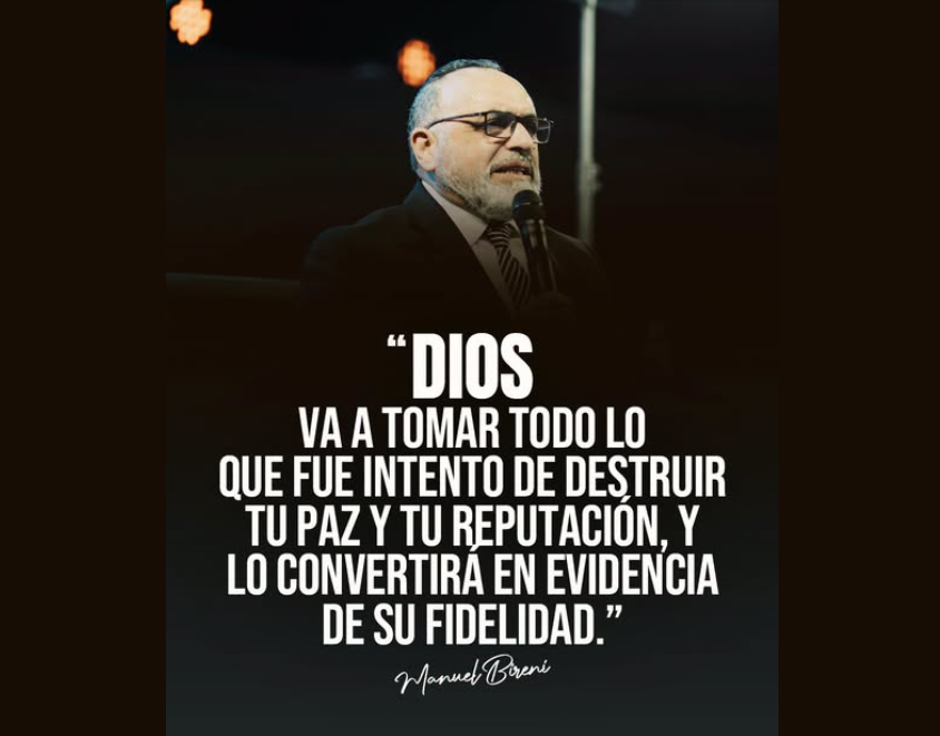 El respaldo de Dios se hará visible en vos