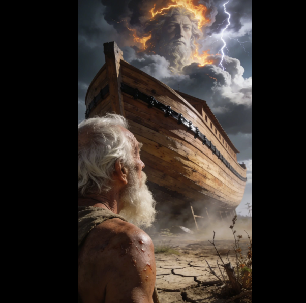 ¿Qué vio Noé cuando terminó de construir el arca?