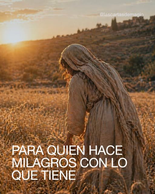 Aunque hoy recojas migajas, Tu Redentor ya te vio