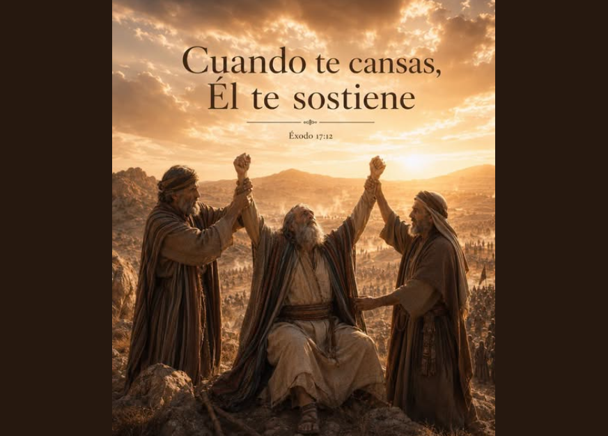Los hombres de fe se cansan y Dios usa a otros para sostenernos