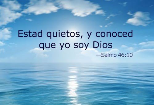 Dios gobierna toda situación, si oraste, quedate quieto