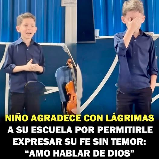 Testimonio: valiente niño defiende en su escuela su amor por Dios